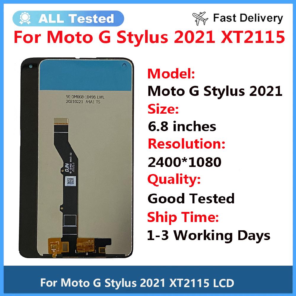 LCD Screen and Digitizer Full Assembly For Moto G Stylus 2021 XT2115
LCD Screen and Digitizer Full Assembly For Moto G Stylus 2021 XT2115