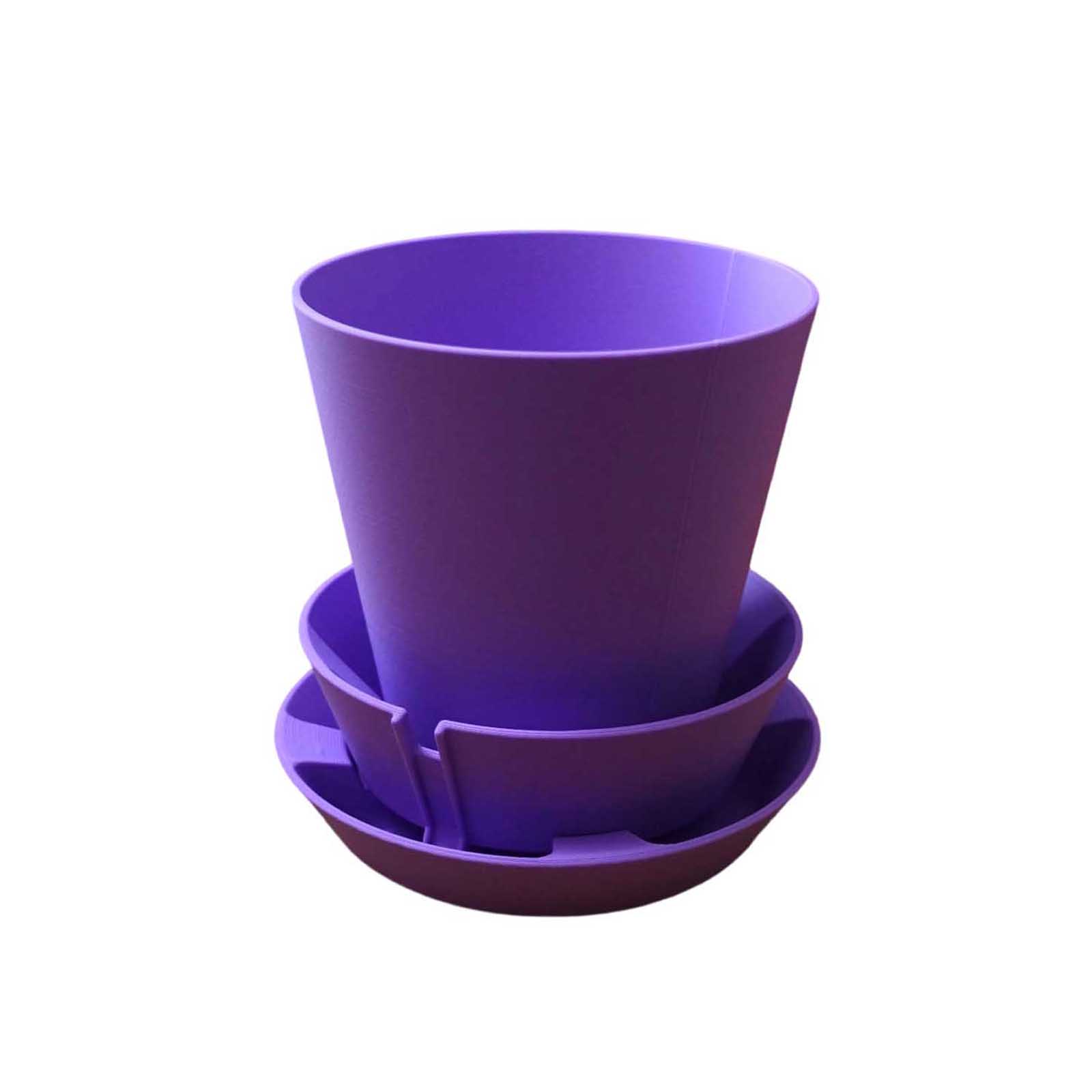 Multifunctional Self-Watering Planter Pot with Water Storage System and Drainage Tray for Indoor and Outdoor Plants Suitable for Various Plant Types One Size фіолетовий
Multifunctional Self-Watering Planter Pot with Water Storage System and Drainage Tray for Indoor and Outdoor Plants Suitable for Various Plant Types One Size фіолетовий