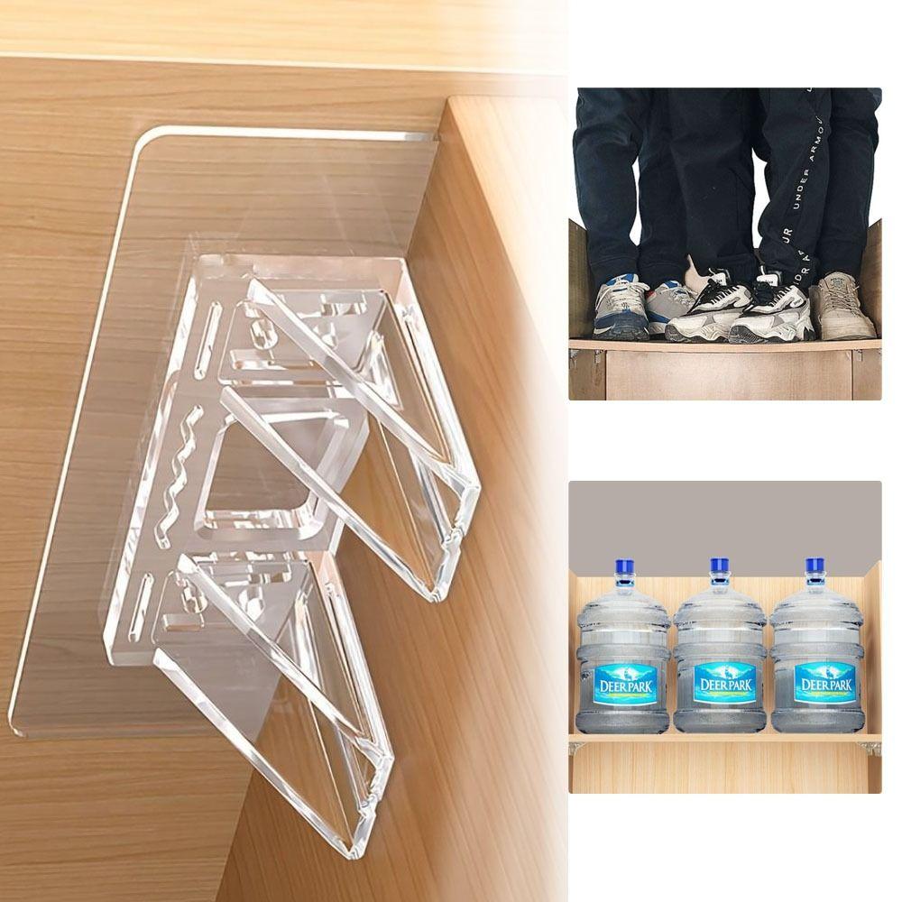 12 pcs Clapboard Layer Self Adhesive Clips Closet Cabinet Closet Brackets Kitchen прозорий
12 pcs Clapboard Layer Self Adhesive Clips Closet Cabinet Closet Brackets Kitchen прозорий