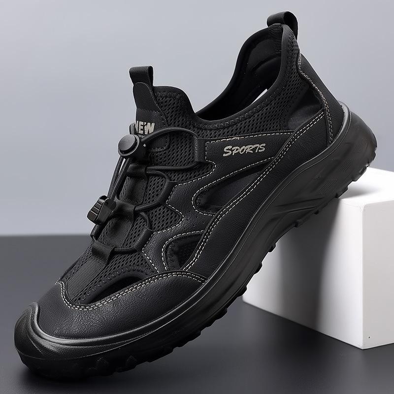 Sandals men s 2025 new summer outdoor mesh breathable men s soft sole non-slip and wear-resistant bag head hollow beach shoes 38
Sandals men s 2025 new summer outdoor mesh breathable men s soft sole non-slip and wear-resistant bag head hollow beach shoes 38