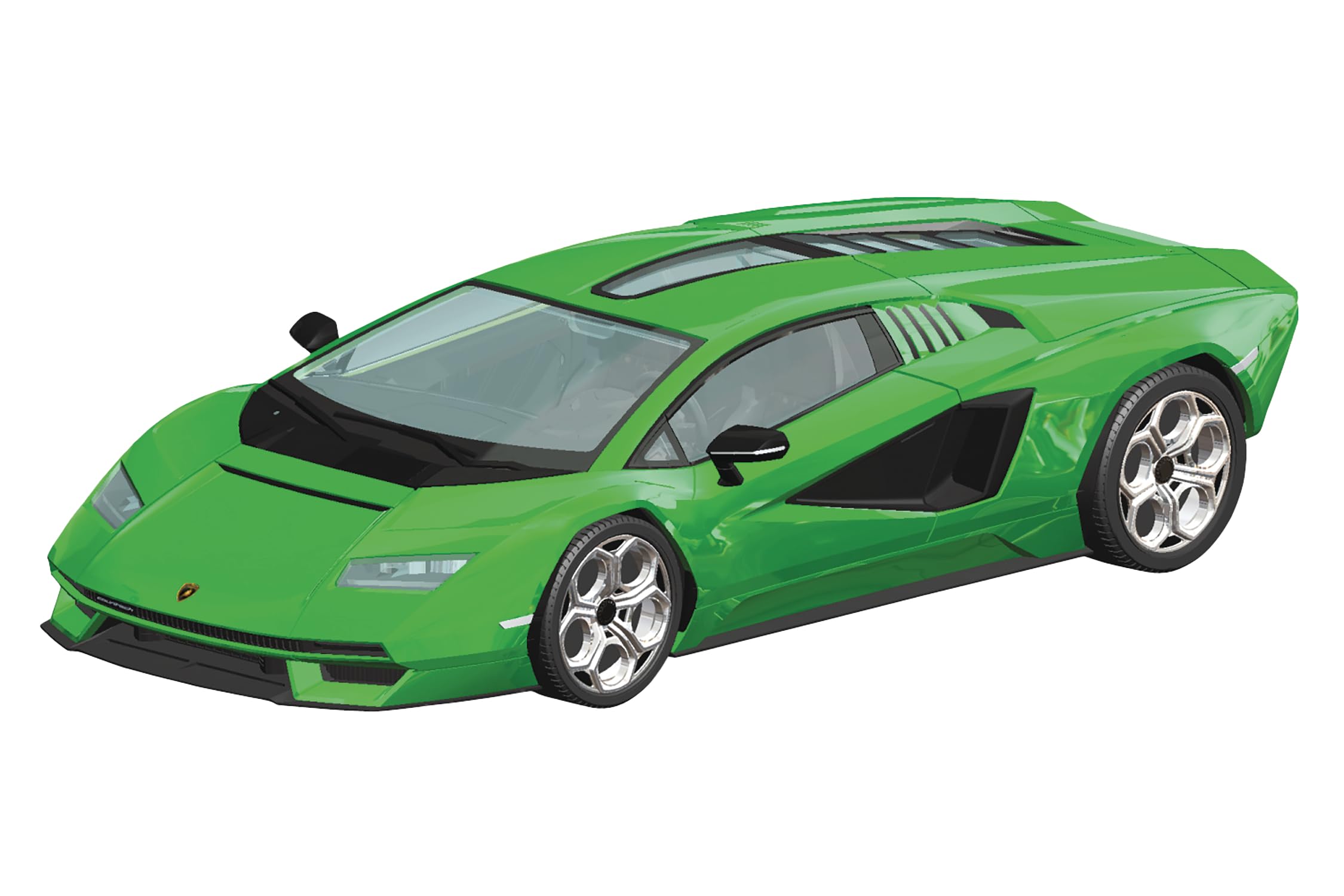Aoshima Bunka Kyozaisha The Snap Kit Series Lamborghini Countach LPI Зеленая пластиковая модель 1/32 800-4 Цветная маркировка 19-E зелёный
Aoshima Bunka Kyozaisha The Snap Kit Series Lamborghini Countach LPI Зеленая пластиковая модель 1/32 800-4 Цветная маркировка 19-E зелёный