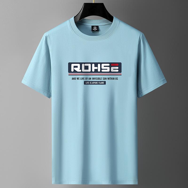 Rohse M-6XL Мужская футболка с короткими рукавами из чистого хлопка с круглым вырезом для мальчиков Повседневная футболка 6XL светло-синий
Rohse M-6XL Мужская футболка с короткими рукавами из чистого хлопка с круглым вырезом для мальчиков Повседневная футболка 6XL светло-синий