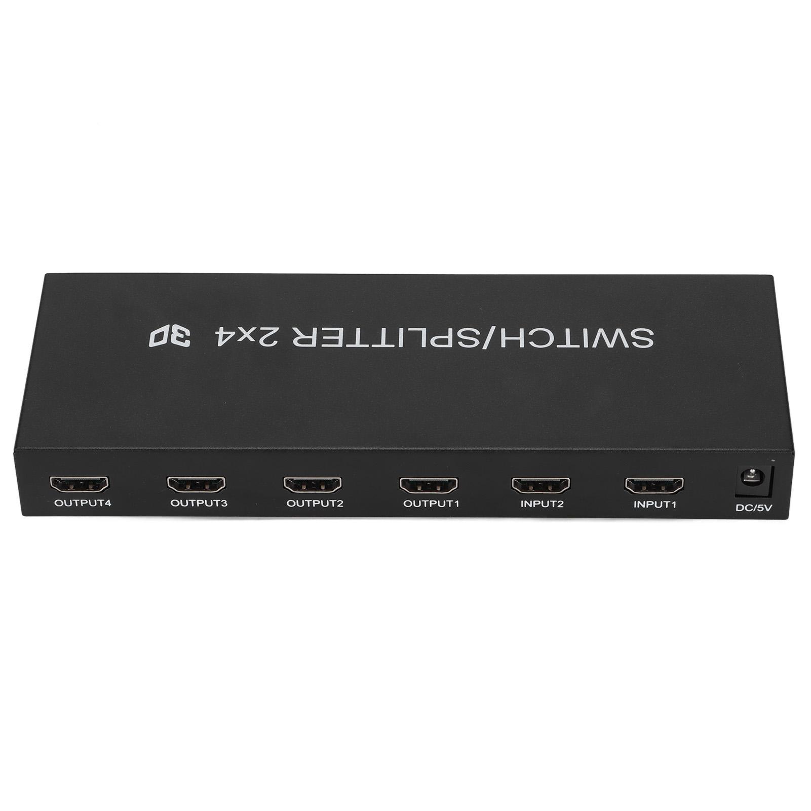 Интерфейс мультимедиа HD 2.0 Switch 2 в 4 выхода UHD 4K HD Мультимедийный интерфейс Switcher для PS4US US Plug
Интерфейс мультимедиа HD 2.0 Switch 2 в 4 выхода UHD 4K HD Мультимедийный интерфейс Switcher для PS4US US Plug