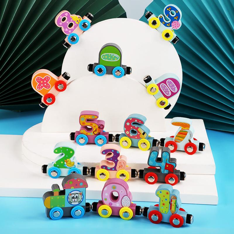 Wooden Magnetic Train Set with Letters & Numbers - Educational Toy for Children Aged 3-6
Wooden Magnetic Train Set with Letters & Numbers - Educational Toy for Children Aged 3-6