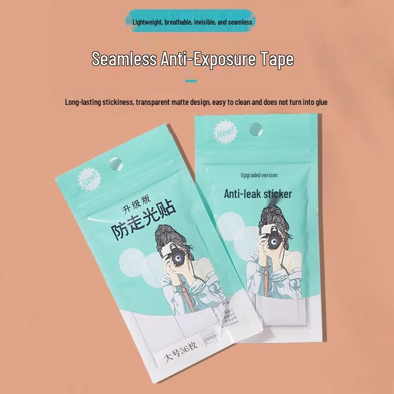 Ultra-Thin Breathable Anti-Exposure Double-Sided Adhesive Tape for Neckline Dress and Straps - Invisible and Transparent. Default
Ultra-Thin Breathable Anti-Exposure Double-Sided Adhesive Tape for Neckline Dress and Straps - Invisible and Transparent. Default