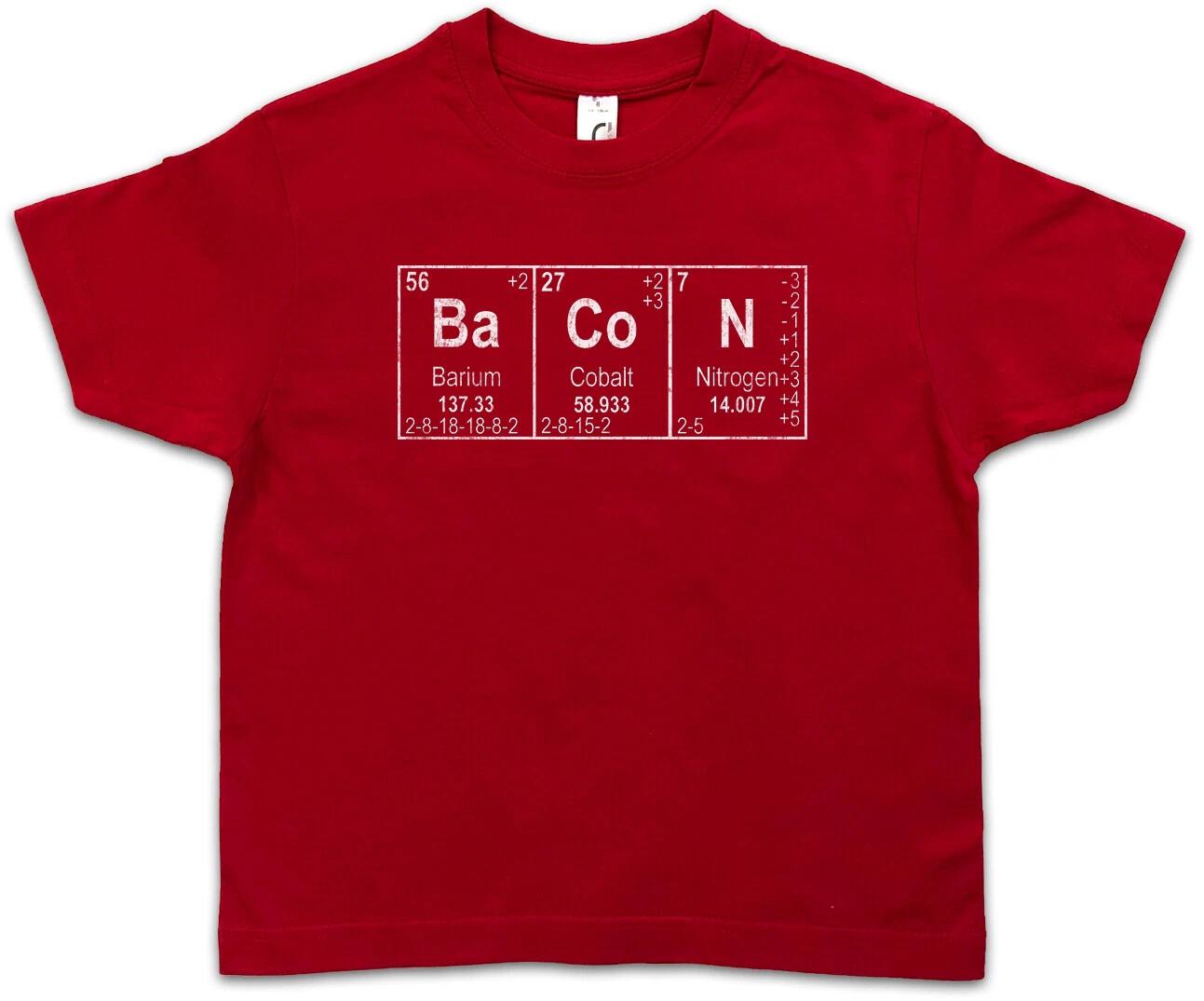 Ba Co N I Kids Boys T-Shirt Bacon Fun Teacher Scientist Chemistry Ham- 160
Ba Co N I Kids Boys T-Shirt Bacon Fun Teacher Scientist Chemistry Ham- 160