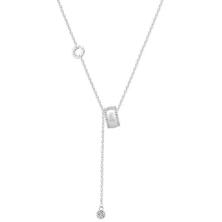 PONYKISS Sterling Silver Zircon Hollow Round Tassels Chain Necklaces for Women Trendy Fine Minimalist Accessories
PONYKISS Sterling Silver Zircon Hollow Round Tassels Chain Necklaces for Women Trendy Fine Minimalist Accessories