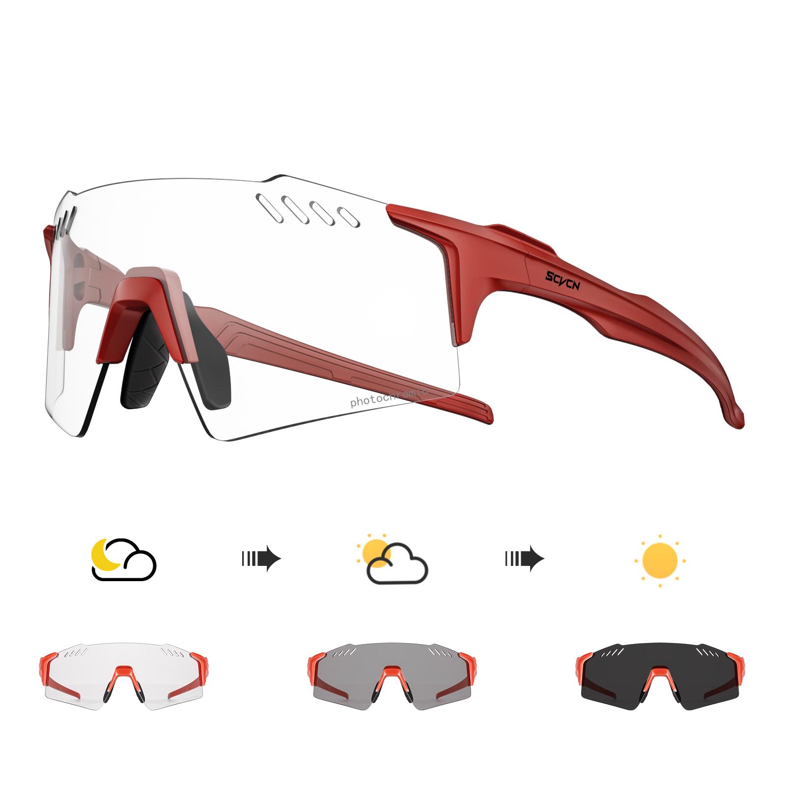 SCVCN Photochromic Cycling Glasses Outdoor Running Eyewaer Fashion Sports Bicycle Sunglasses MTB Road Bike Glasses
SCVCN Photochromic Cycling Glasses Outdoor Running Eyewaer Fashion Sports Bicycle Sunglasses MTB Road Bike Glasses