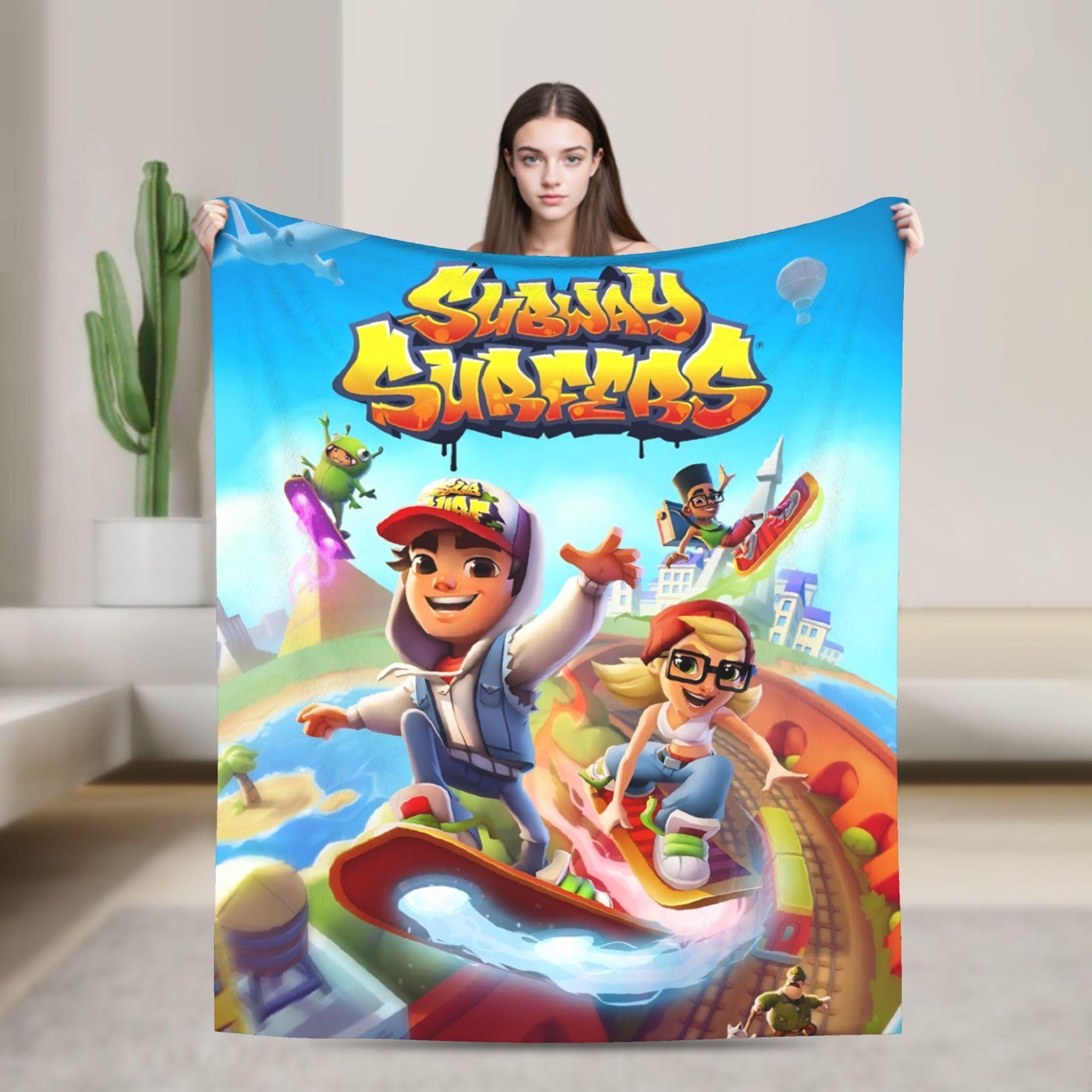 Пледи з гри Subway Surfers Джейк М який Зручний Плюшевий Плед для Дивана Крісла Ліжка Фланелева Постільна Наволочка Покривало на Ліжко 75cmx90cm
Пледи з гри Subway Surfers Джейк М який Зручний Плюшевий Плед для Дивана Крісла Ліжка Фланелева Постільна Наволочка Покривало на Ліжко 75cmx90cm