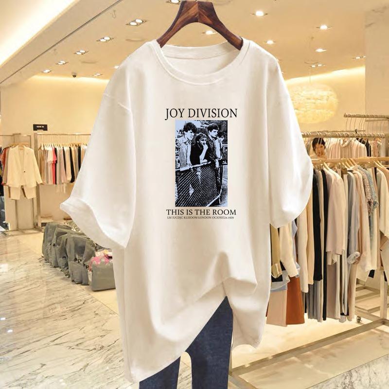 New summer printed loose t-shirt women s design sense medium and long letter pure cotton white short-sleeved bottoming shirt S
New summer printed loose t-shirt women s design sense medium and long letter pure cotton white short-sleeved bottoming shirt S
