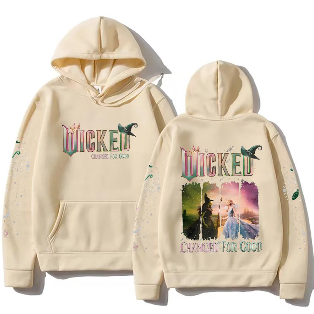 Wicked for Good Movie Graphic Hoodies Autumn Winter Fleece Long Sleeve Pullover Women Men Trendy Design Sweatshirts XXXL хакі
Wicked for Good Movie Graphic Hoodies Autumn Winter Fleece Long Sleeve Pullover Women Men Trendy Design Sweatshirts XXXL хакі