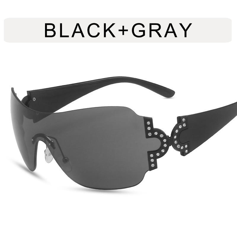 Новые спортивные трендовые очки-гогглы Женские Мужские Модные Панк-очки Солнцезащитные очки Дизайнерские Необычные Uv400 Очки As shown in the figu
Новые спортивные трендовые очки-гогглы Женские Мужские Модные Панк-очки Солнцезащитные очки Дизайнерские Необычные Uv400 Очки As shown in the figu