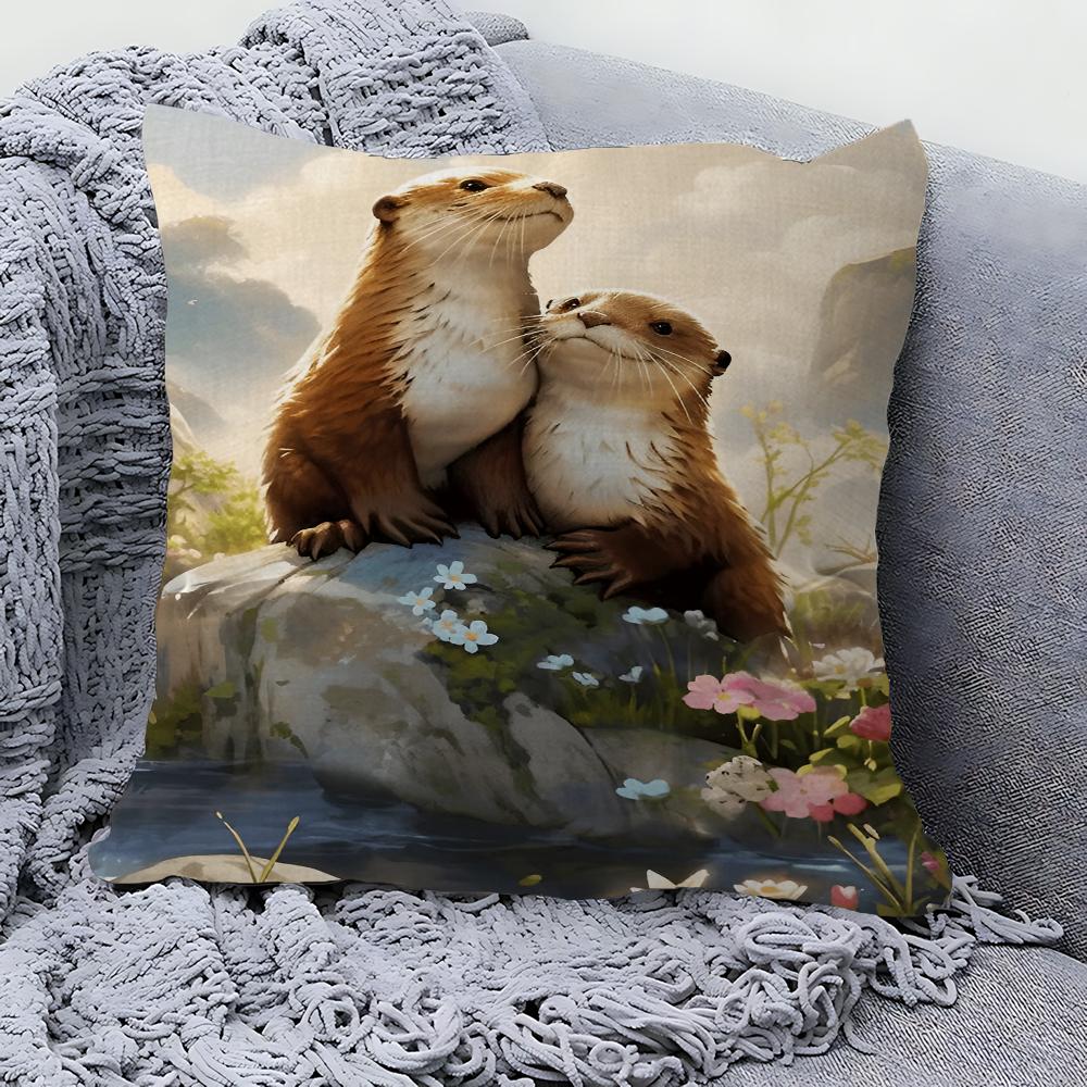 Otters Pillow Cushion Cover Pillowcase Living Room Sofa Home Decor Customized 40x40 cm
Otters Pillow Cushion Cover Pillowcase Living Room Sofa Home Decor Customized 40x40 cm