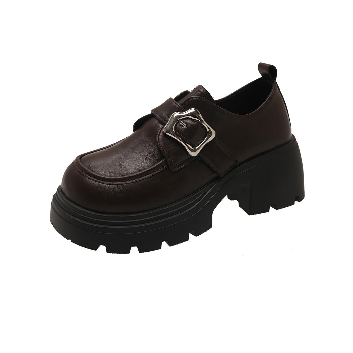 Корейская версия платформенных лоферов из мягкой кожи для женской весны и лета 2025 года, новые универсальные туфли на небольшой платформе, сочетающиеся с юбкой, маленькие кожаные туфли 40 коричневый
Корейская версия платформенных лоферов из мягкой кожи для женской весны и лета 2025 года, новые универсальные туфли на небольшой платформе, сочетающиеся с юбкой, маленькие кожаные туфли 40 коричневый