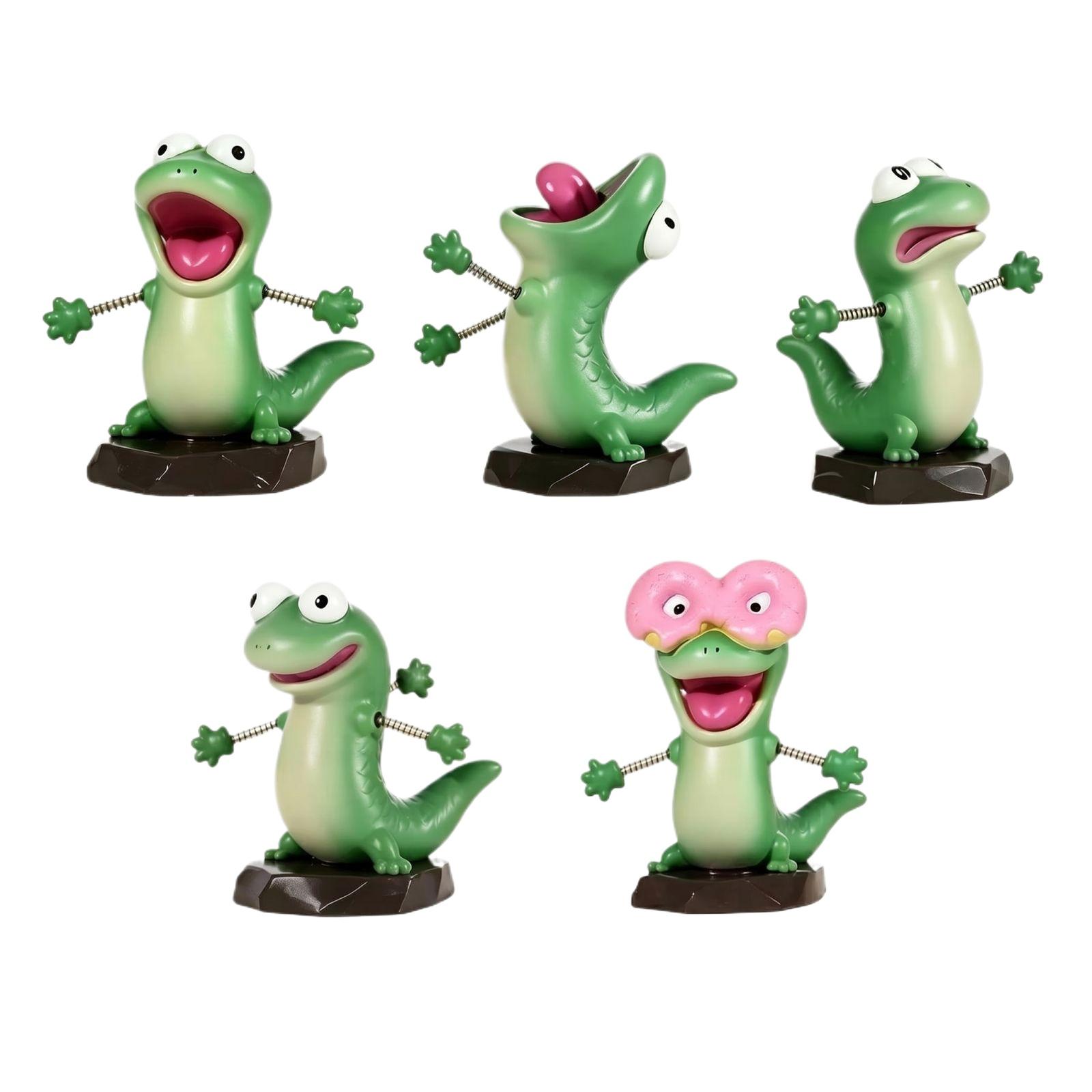 Collectible Lizard Figurine Set with Multiple Expressions and Poses on Base Decorative Resin Model for Display and Collection One Size
Collectible Lizard Figurine Set with Multiple Expressions and Poses on Base Decorative Resin Model for Display and Collection One Size