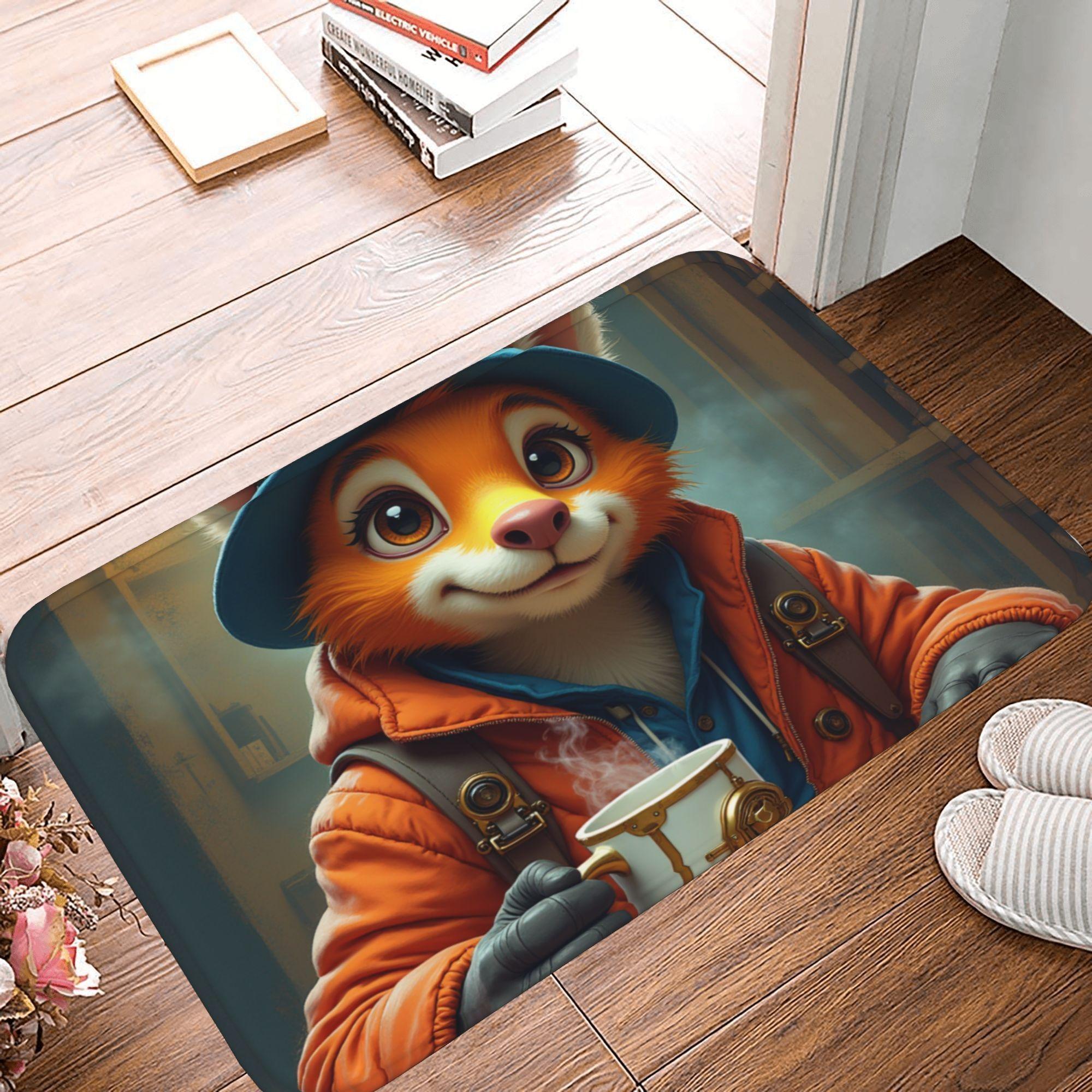 1PC Fox Pattern Kitchen Rug Non-Slip Door Mat Pop design Bathroom Rug Bath Mat Carpet for Home Sink Laundry Decoreeree 40cm x 60cm
1PC Fox Pattern Kitchen Rug Non-Slip Door Mat Pop design Bathroom Rug Bath Mat Carpet for Home Sink Laundry Decoreeree 40cm x 60cm
