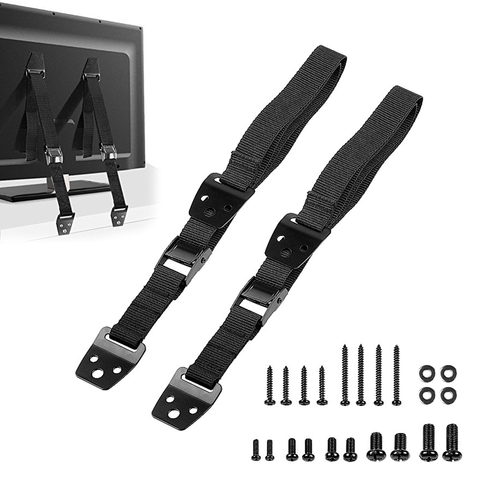 BTtime TV Set of Bolt Earthquake Furniture Anti-Tip Belt, 2, Earthquake-resistant Belt, Earthquake-resistant Stopper, Included, Prevention, TV,
BTtime TV Set of Bolt Earthquake Furniture Anti-Tip Belt, 2, Earthquake-resistant Belt, Earthquake-resistant Stopper, Included, Prevention, TV,