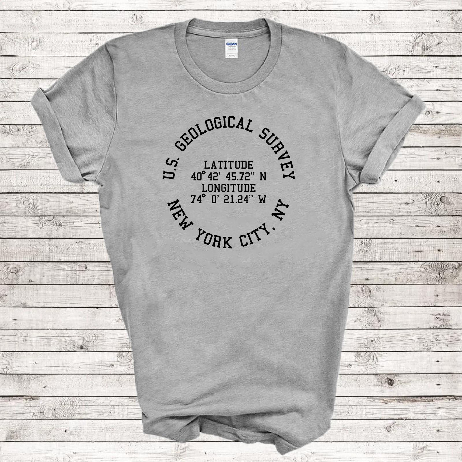 New Your City NY Longitude Latitude Home Town Map Location Cotton Tee Shirt S
New Your City NY Longitude Latitude Home Town Map Location Cotton Tee Shirt S