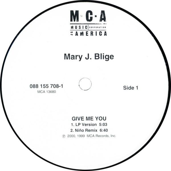 12inch Record MARY J. BLIGE - Give Me You / Let No Man Put Asunde MCA13680 MCA Records 2000 US Dance & Electronica Used
12inch Record MARY J. BLIGE - Give Me You / Let No Man Put Asunde MCA13680 MCA Records 2000 US Dance & Electronica Used