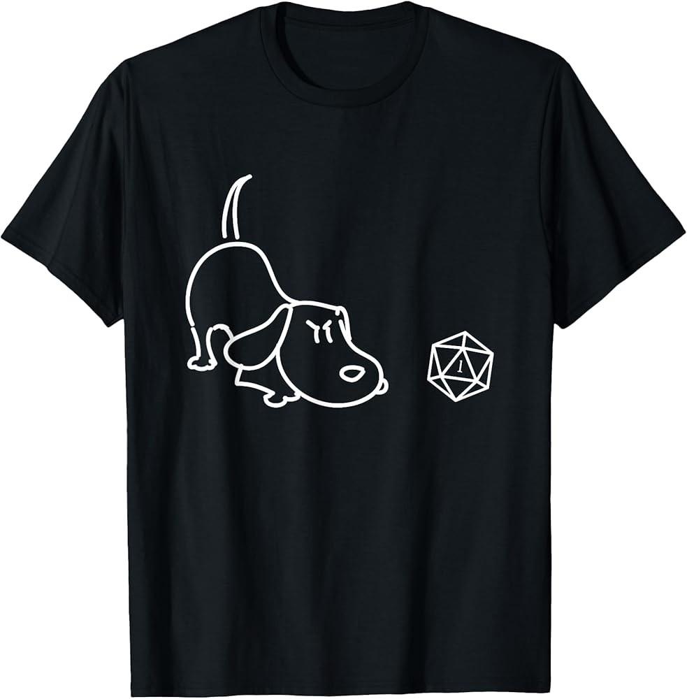 Nerdy Polyhedral D20 Dice Set for Dog Lovers Geeky TShirt TShirt Unisex T-Shirt XXXXL
Nerdy Polyhedral D20 Dice Set for Dog Lovers Geeky TShirt TShirt Unisex T-Shirt XXXXL
