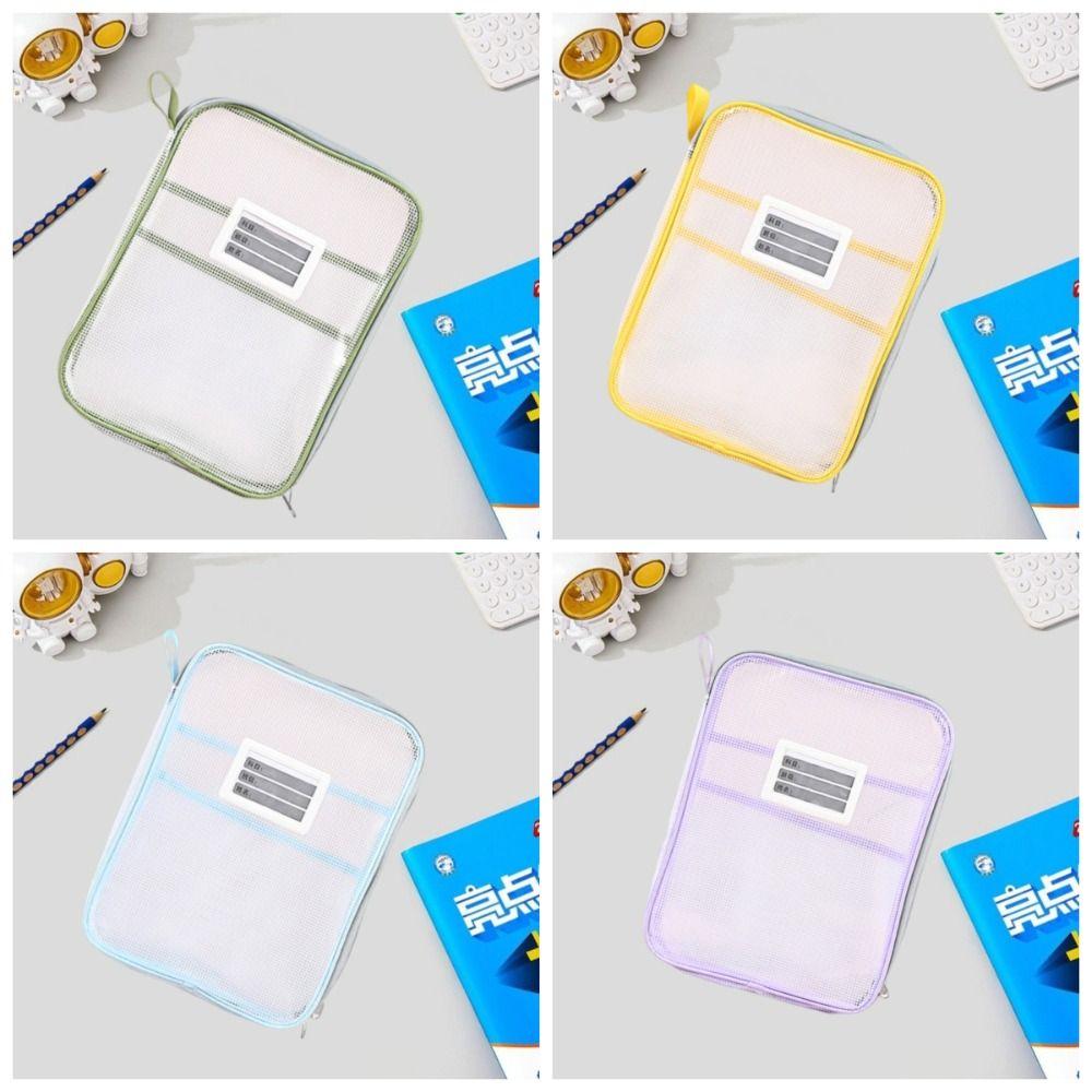 A4 Test Paper Storage Bag Zipper Stationery Organizer Pouch School Office Supplies зелений
A4 Test Paper Storage Bag Zipper Stationery Organizer Pouch School Office Supplies зелений