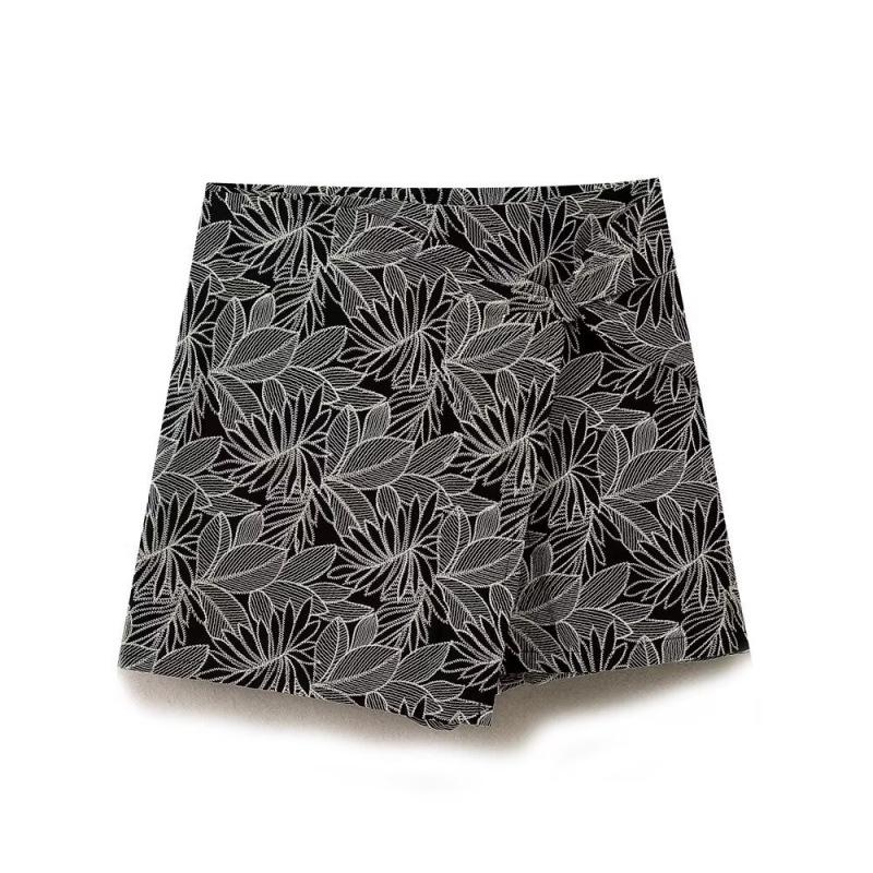 Summer Leaf Embroidery Skort - Retro European & American Street Fashion for Women Extra Small чёрный
Summer Leaf Embroidery Skort - Retro European & American Street Fashion for Women Extra Small чёрный