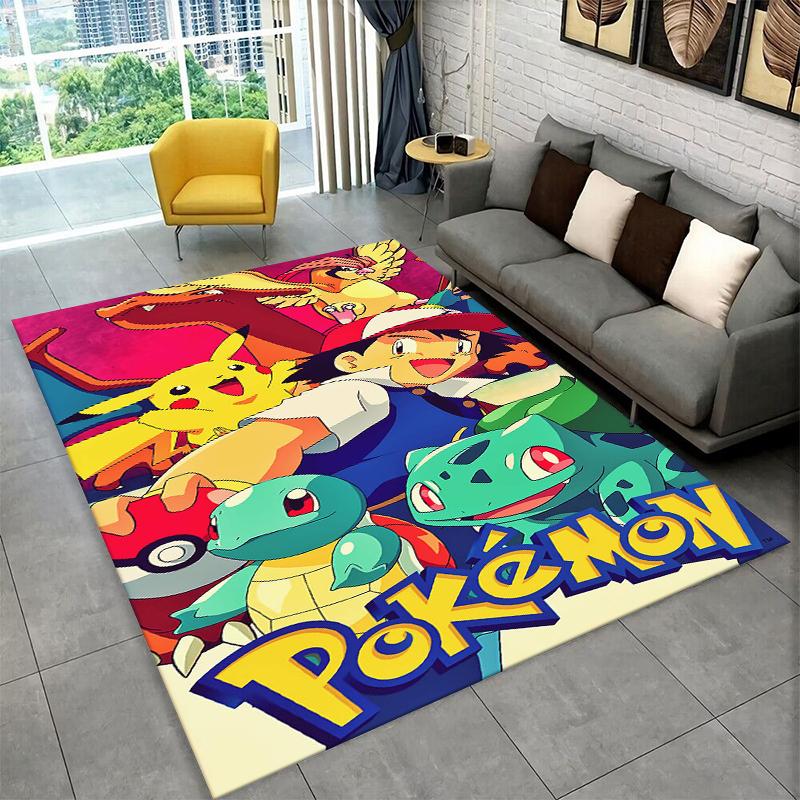 Cute Pokemon Pikachu Cartoon Carpet Rug for Playroom Bedroom Living Room Sofa Home Decor,kid Game Area Rug Non-slip Floor Mat 40x60cm
Cute Pokemon Pikachu Cartoon Carpet Rug for Playroom Bedroom Living Room Sofa Home Decor,kid Game Area Rug Non-slip Floor Mat 40x60cm