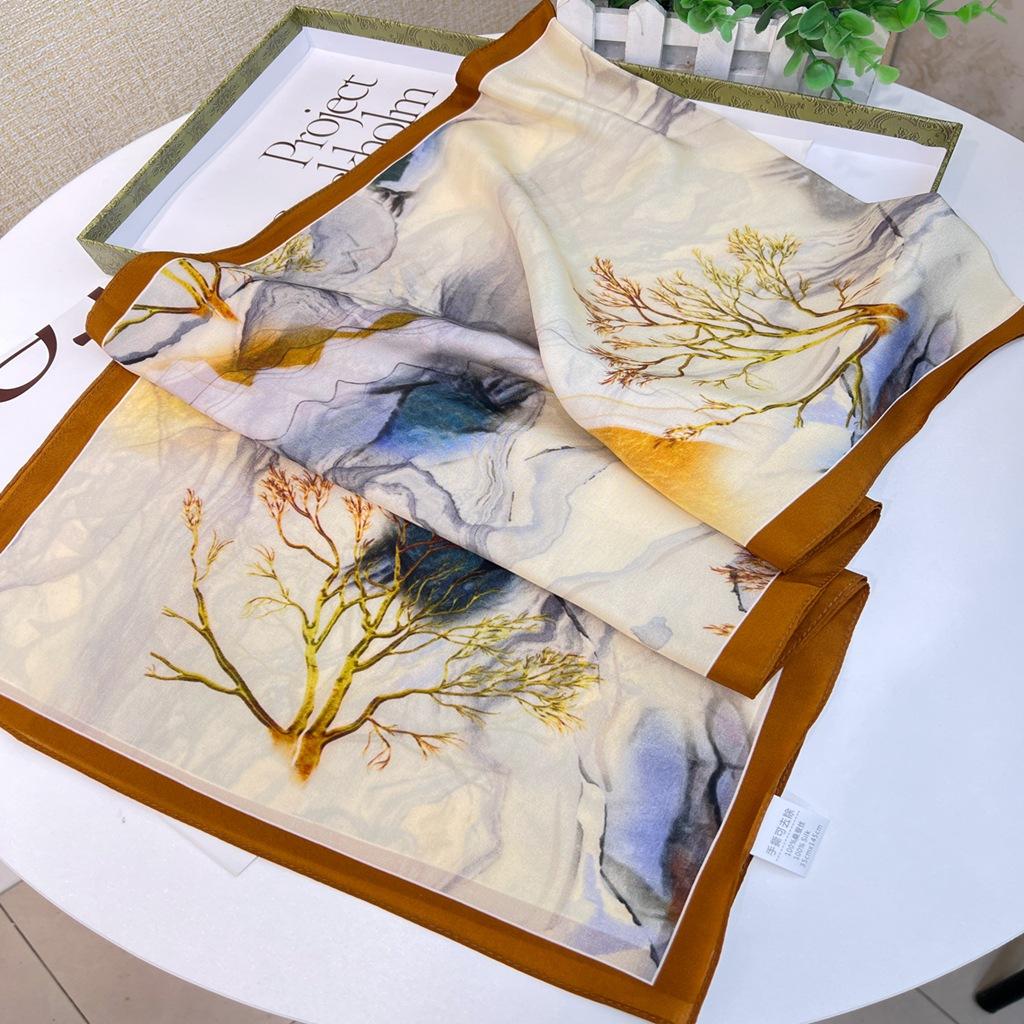 Silk Double Crepe Long Scarf 140 * 35Cm Summer Thin Silk Scarf Light And Breathable Mulberry Silk Scarf Female Mulberry Silk 140CM
Silk Double Crepe Long Scarf 140 * 35Cm Summer Thin Silk Scarf Light And Breathable Mulberry Silk Scarf Female Mulberry Silk 140CM