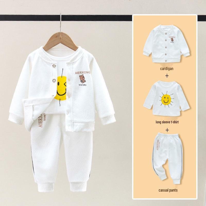 Children s Spring Three-Piece Sports Suit for Boys and Girls - Cute Outerwear Set 90cm Detachable Crotch
Children s Spring Three-Piece Sports Suit for Boys and Girls - Cute Outerwear Set 90cm Detachable Crotch
