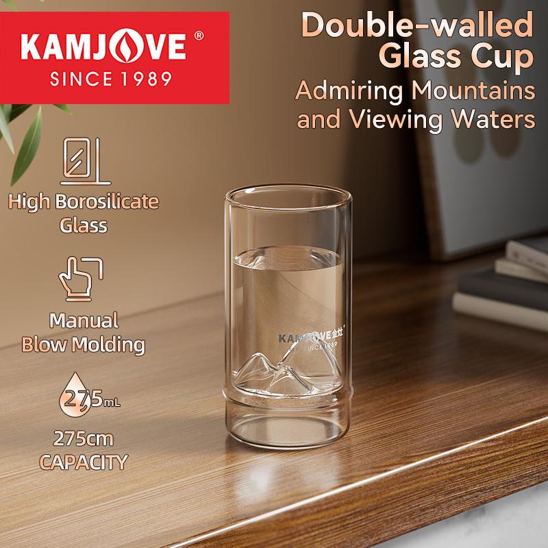 KAMJOVE Glass Milk Cup Heat Resistant Double Wall Glass Cup 275ml Transparent Water Cup High Borosilicate Glass Juice Tea Cup 275ml
KAMJOVE Glass Milk Cup Heat Resistant Double Wall Glass Cup 275ml Transparent Water Cup High Borosilicate Glass Juice Tea Cup 275ml