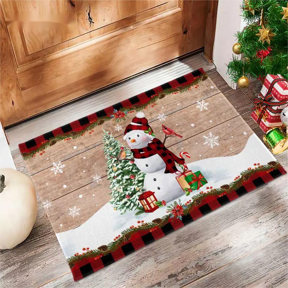 VIKAMA Christmas Decorative Floor Mat, Christmas Snowman Carpet, Indoor and Outdoor Entrance Floor Mat, Festival Home Decoration 40x60cm 16x24inch
VIKAMA Christmas Decorative Floor Mat, Christmas Snowman Carpet, Indoor and Outdoor Entrance Floor Mat, Festival Home Decoration 40x60cm 16x24inch