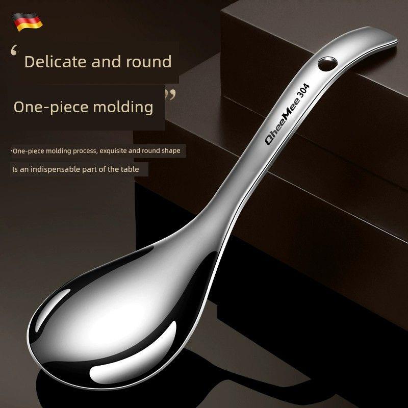 304 Stainless Steel Spoon Thickened Spoon for Soup Serving For Home Kitchen Long Handle Soup Scoop Soup Ladle Sheng Tang Sheng Porridge Spoon Ladel 1 Beautiful 304 Stainless Steel Spoon
304 Stainless Steel Spoon Thickened Spoon for Soup Serving For Home Kitchen Long Handle Soup Scoop Soup Ladle Sheng Tang Sheng Porridge Spoon Ladel 1 Beautiful 304 Stainless Steel Spoon