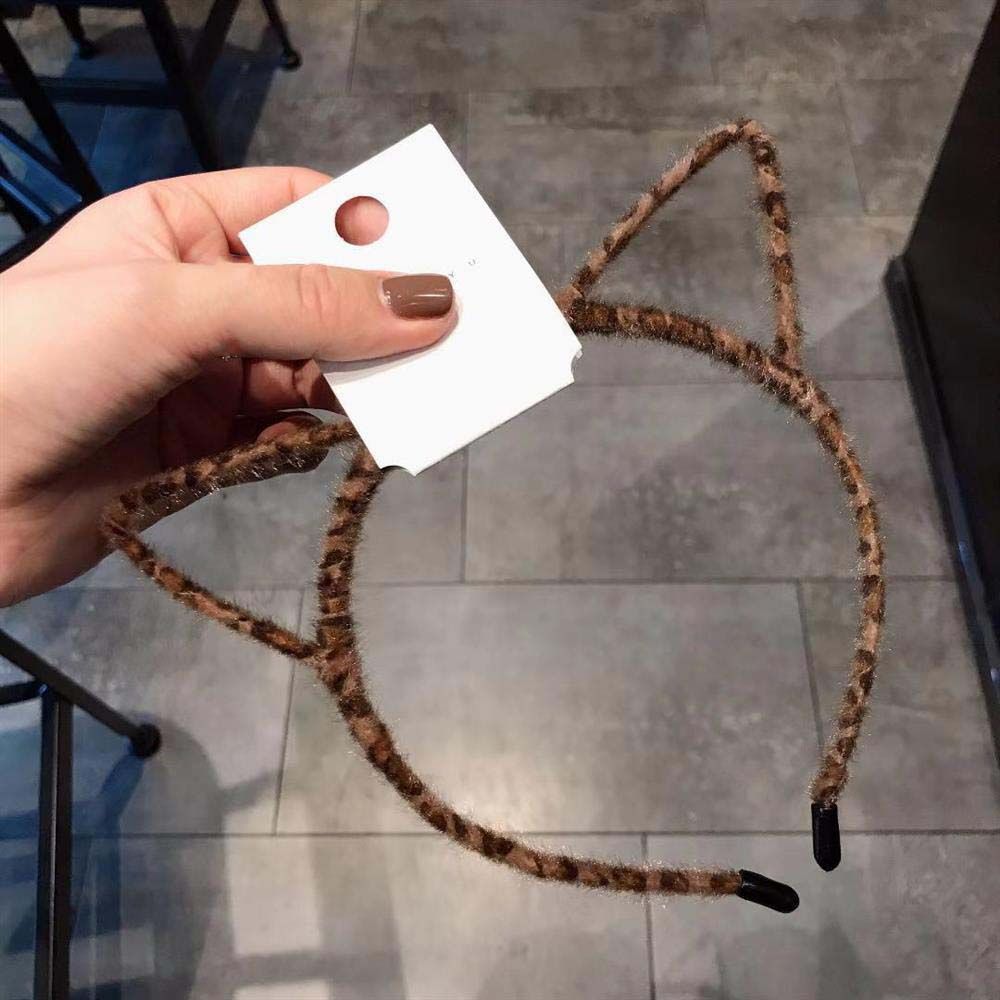 Print Hair Accessories Headwear Cat Ears Headband Leopard Hair Hoop Korean Style Plush Hair Bands
Print Hair Accessories Headwear Cat Ears Headband Leopard Hair Hoop Korean Style Plush Hair Bands
