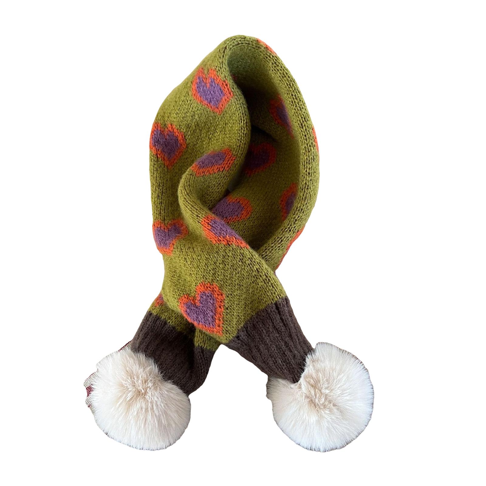 Soft and Stylish Knitted Scarf for Children Heart Jacquard Neck Scarf for Boys and Girls Lovely Neck Warmer for Daily
Soft and Stylish Knitted Scarf for Children Heart Jacquard Neck Scarf for Boys and Girls Lovely Neck Warmer for Daily