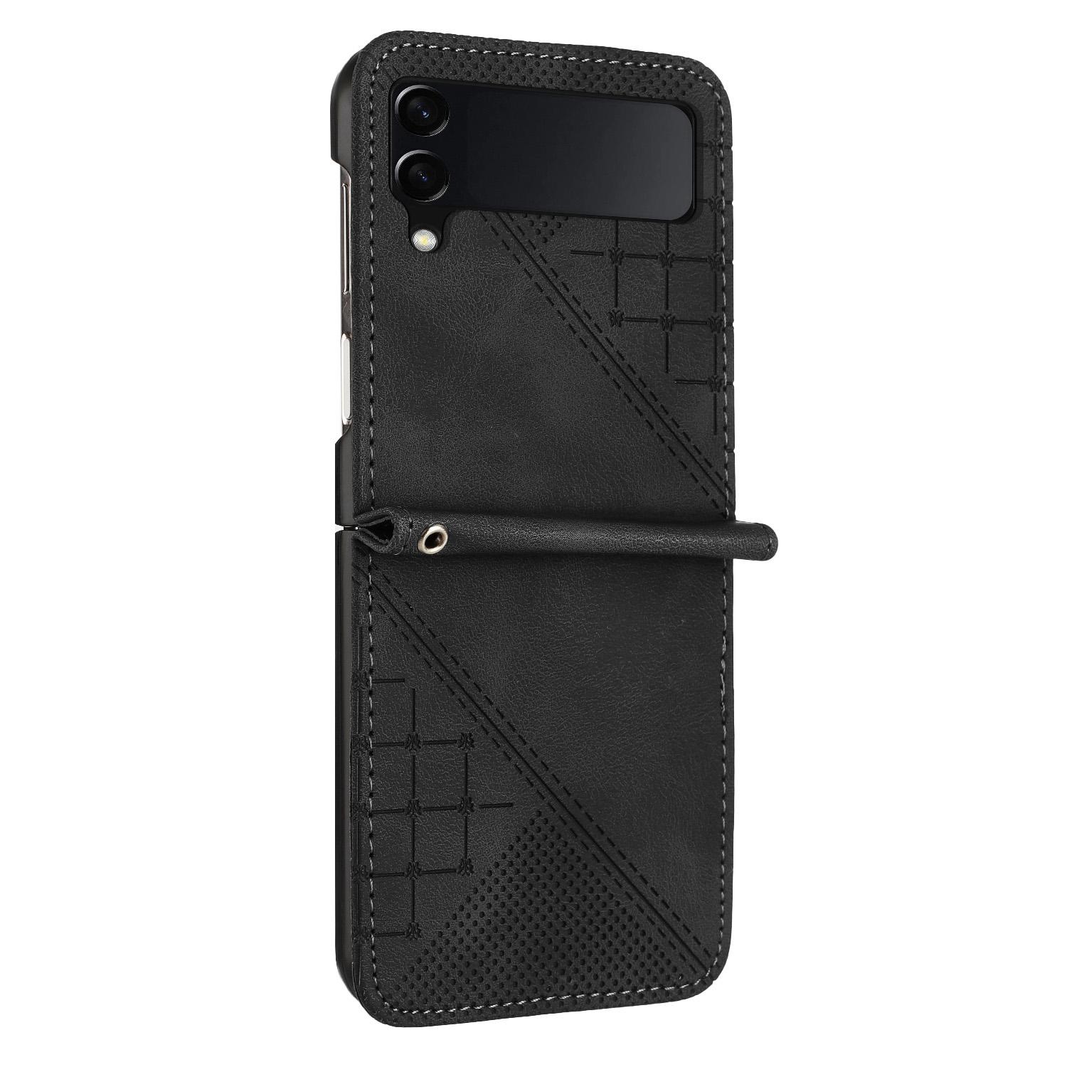 For Samsung Galaxy Z Flip3 5G Leather Wallet Case Butterfly Flower Imprinted Phone Cover with Strap Black
For Samsung Galaxy Z Flip3 5G Leather Wallet Case Butterfly Flower Imprinted Phone Cover with Strap Black