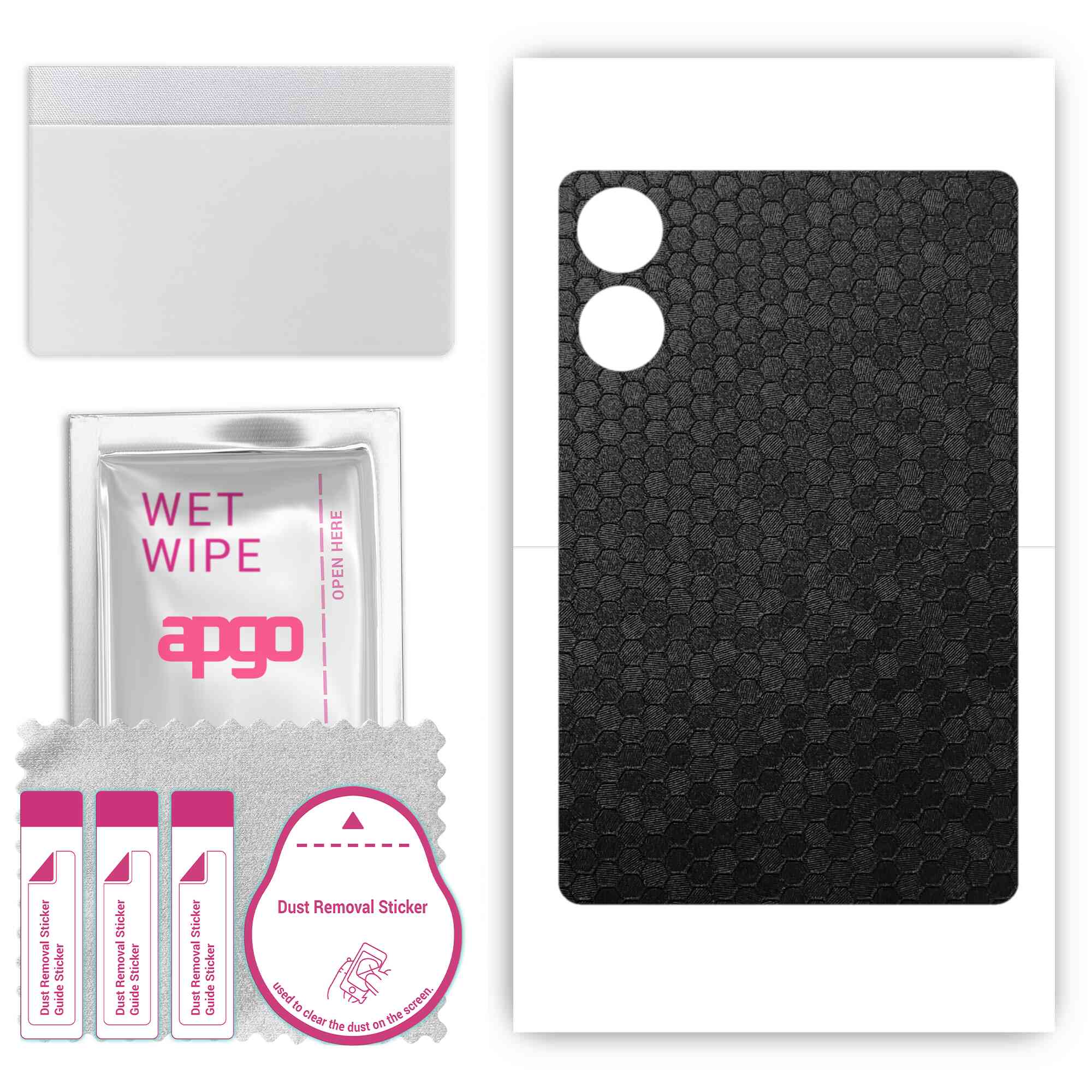 apgo skin sticker film foil vinyl for the BACK compatible with Honor MagicPad 13, scratch-resistant, easy to install - Black Honeycomb
apgo skin sticker film foil vinyl for the BACK compatible with Honor MagicPad 13, scratch-resistant, easy to install - Black Honeycomb