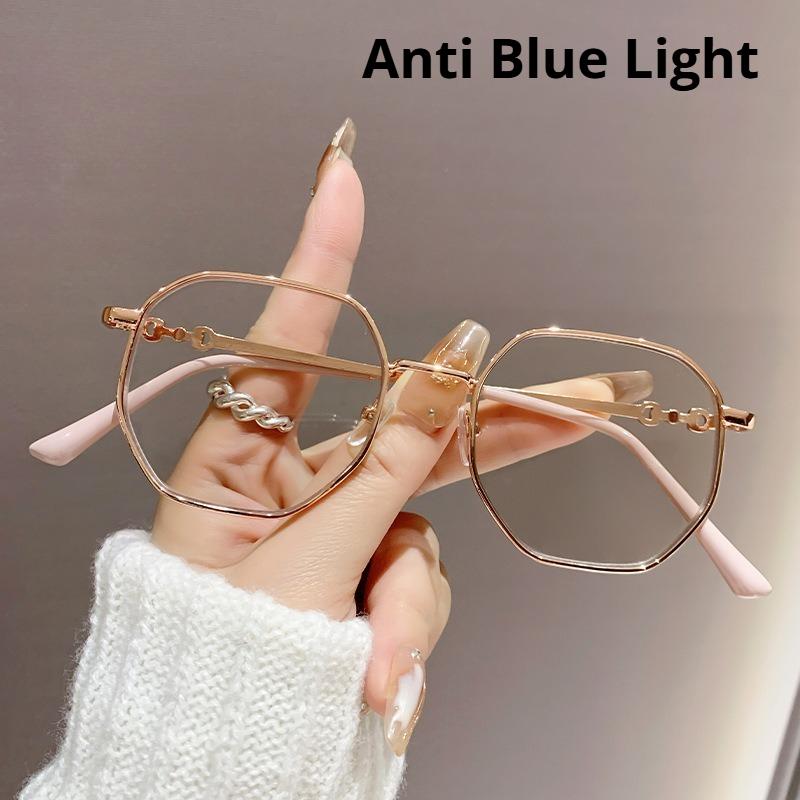 Women S Ins Style Photochromic Myopia Glasses Metal Oversized Frames Comfortable Hd Blue Light Blocking Minus Diopter Eyeglasses -4.0
Women S Ins Style Photochromic Myopia Glasses Metal Oversized Frames Comfortable Hd Blue Light Blocking Minus Diopter Eyeglasses -4.0