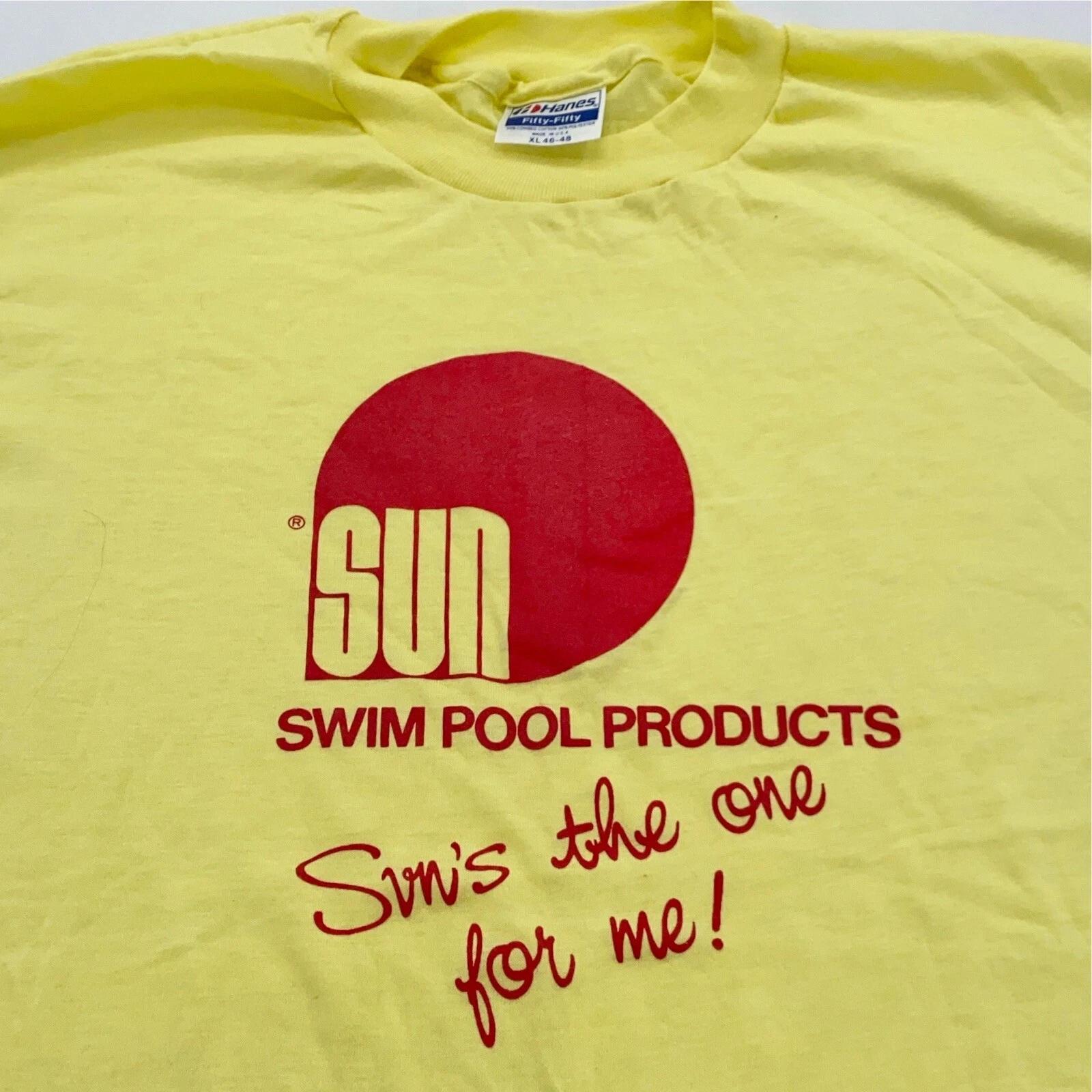vintage 80s SUN SWIM POOL PRODUCTS T-Shirt LARGE swimming beach surf soft thin 3XL
vintage 80s SUN SWIM POOL PRODUCTS T-Shirt LARGE swimming beach surf soft thin 3XL