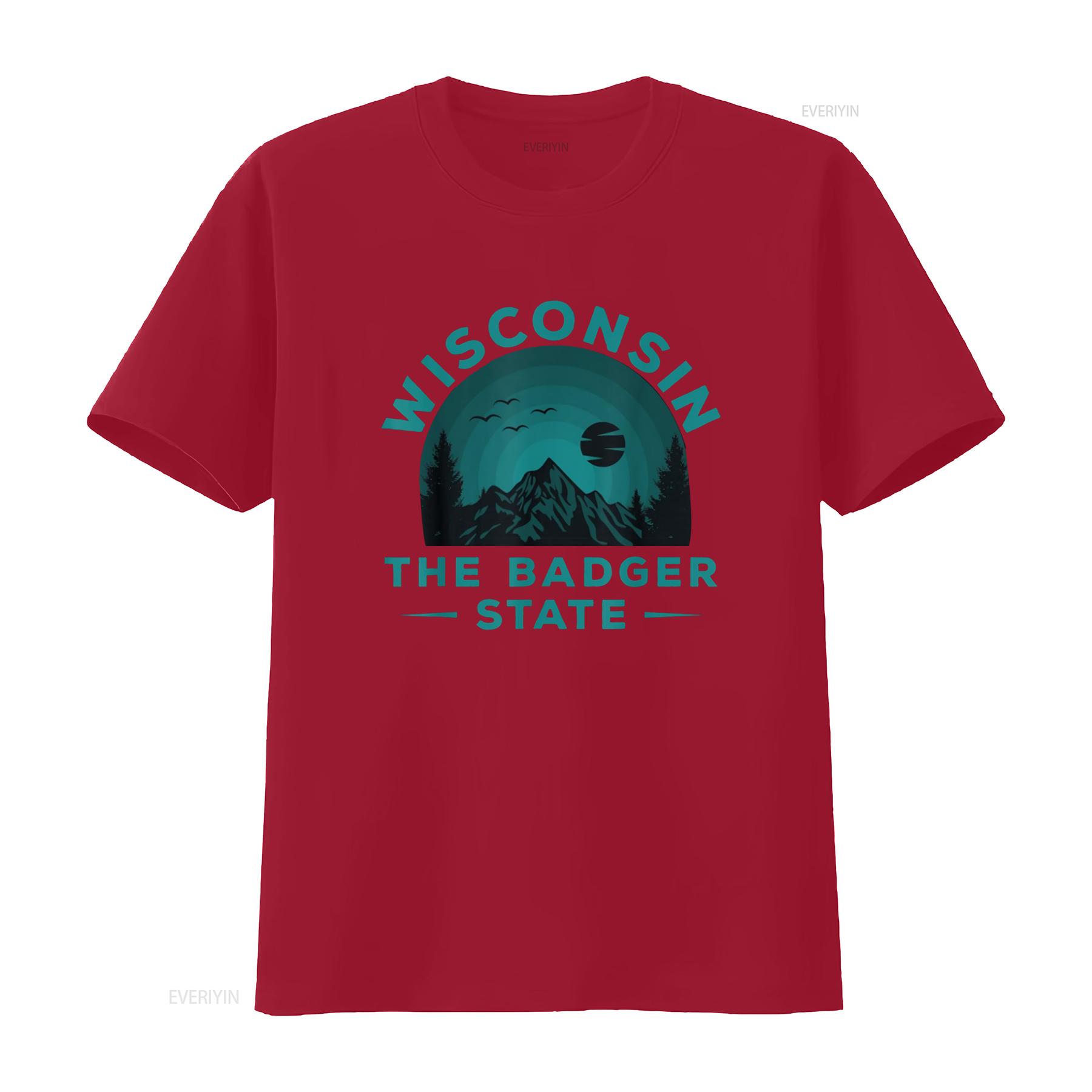 Wisconsin The Badger State T Shirt vintage Washed Soft Casual homme graphic Top For Everyday Wear fashion Stylish Breathable S
Wisconsin The Badger State T Shirt vintage Washed Soft Casual homme graphic Top For Everyday Wear fashion Stylish Breathable S