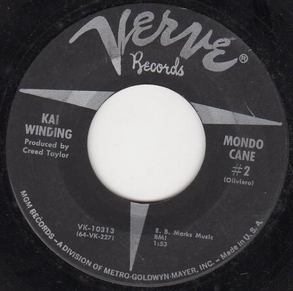 7-дюймовая пластинка KAI WINDING - Mondo Cane # 2 VK10313 Verve Records 1964 США Джаз Б/У
7-дюймовая пластинка KAI WINDING - Mondo Cane # 2 VK10313 Verve Records 1964 США Джаз Б/У