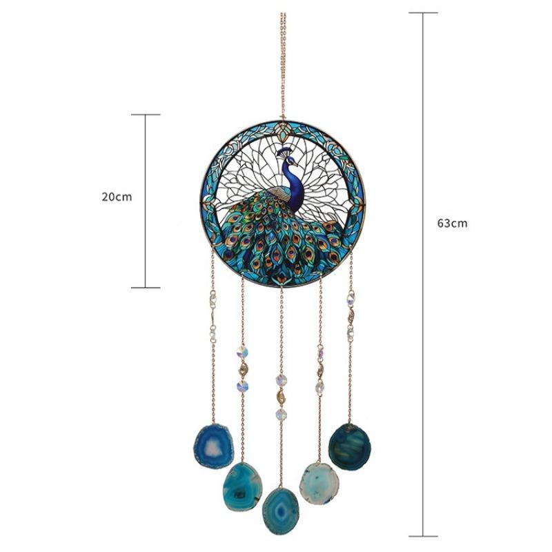 Vintage Peacock Wind Chime Agate Dream Catchers Minimalist Aesthetic Halloween Sun Catcher Modern Luxury Christmas Hanging Decor синий
Vintage Peacock Wind Chime Agate Dream Catchers Minimalist Aesthetic Halloween Sun Catcher Modern Luxury Christmas Hanging Decor синий