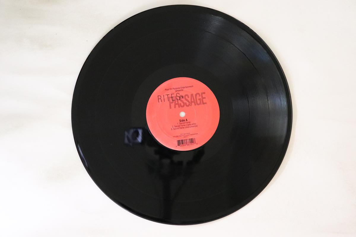 12inch Record RITES OF PASSAGE - Secret Fame / On The Rocks 60272 REAL ON PURPOSE 2000 US Rap & Hip-Hop/R&B Used
12inch Record RITES OF PASSAGE - Secret Fame / On The Rocks 60272 REAL ON PURPOSE 2000 US Rap & Hip-Hop/R&B Used