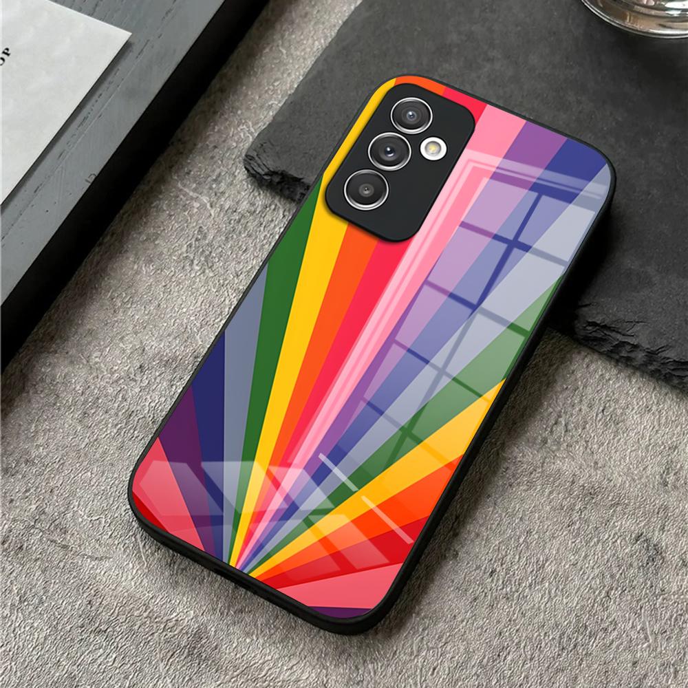 Colorful Rainbow Stripe Phone Case For S25 Ultra Samsung S26 S23 S24 Plus S22 S20 S21 Fe A54 A34 A53 A16 Glass Cover Samsung s22plus
Colorful Rainbow Stripe Phone Case For S25 Ultra Samsung S26 S23 S24 Plus S22 S20 S21 Fe A54 A34 A53 A16 Glass Cover Samsung s22plus