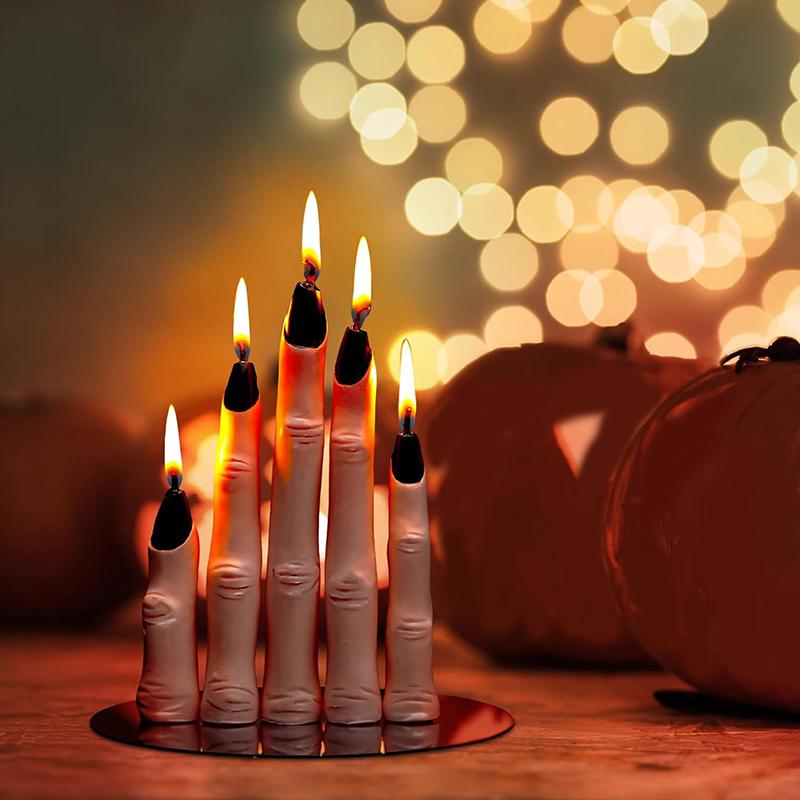 5PC/Set Party Decoration Horror Finger Candles Scary Creepy Witch Thumb Candle Gothic Paraffin Wax Realistic 2 Colors
5PC/Set Party Decoration Horror Finger Candles Scary Creepy Witch Thumb Candle Gothic Paraffin Wax Realistic 2 Colors