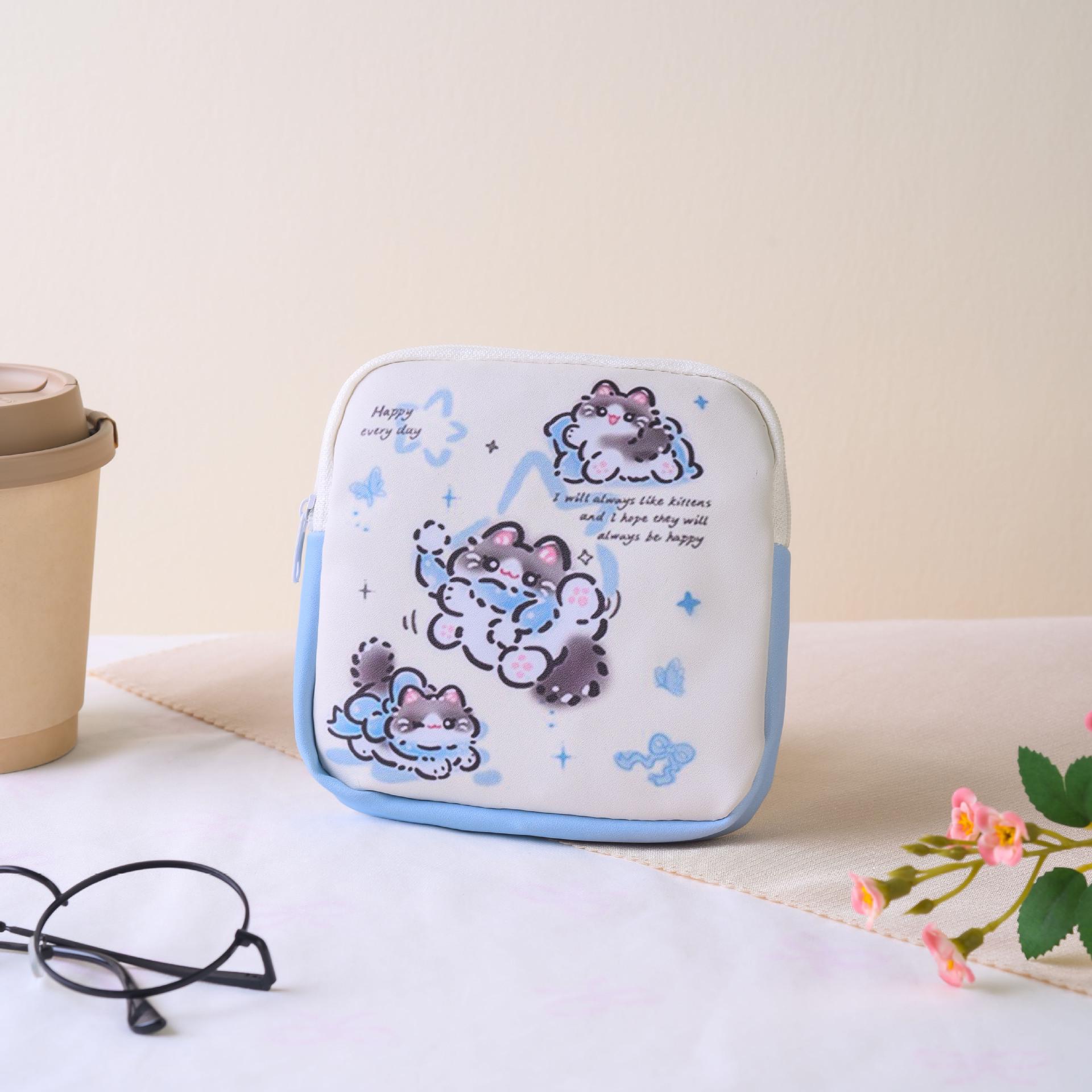 Trendy Japanese-Style Cartoon Storage Bag - Large Capacity for Sanitary Napkins, Lipstick, Data Cables
Trendy Japanese-Style Cartoon Storage Bag - Large Capacity for Sanitary Napkins, Lipstick, Data Cables