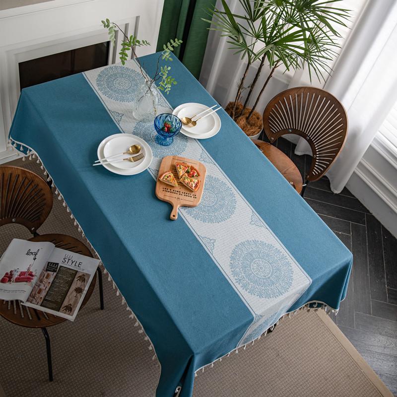 Поліестер Жаккард Синій Соняшник З бахромою Прямокутний Чохол-скатертина для кавового столика, обіднього столу мереживо 90x90
Поліестер Жаккард Синій Соняшник З бахромою Прямокутний Чохол-скатертина для кавового столика, обіднього столу мереживо 90x90