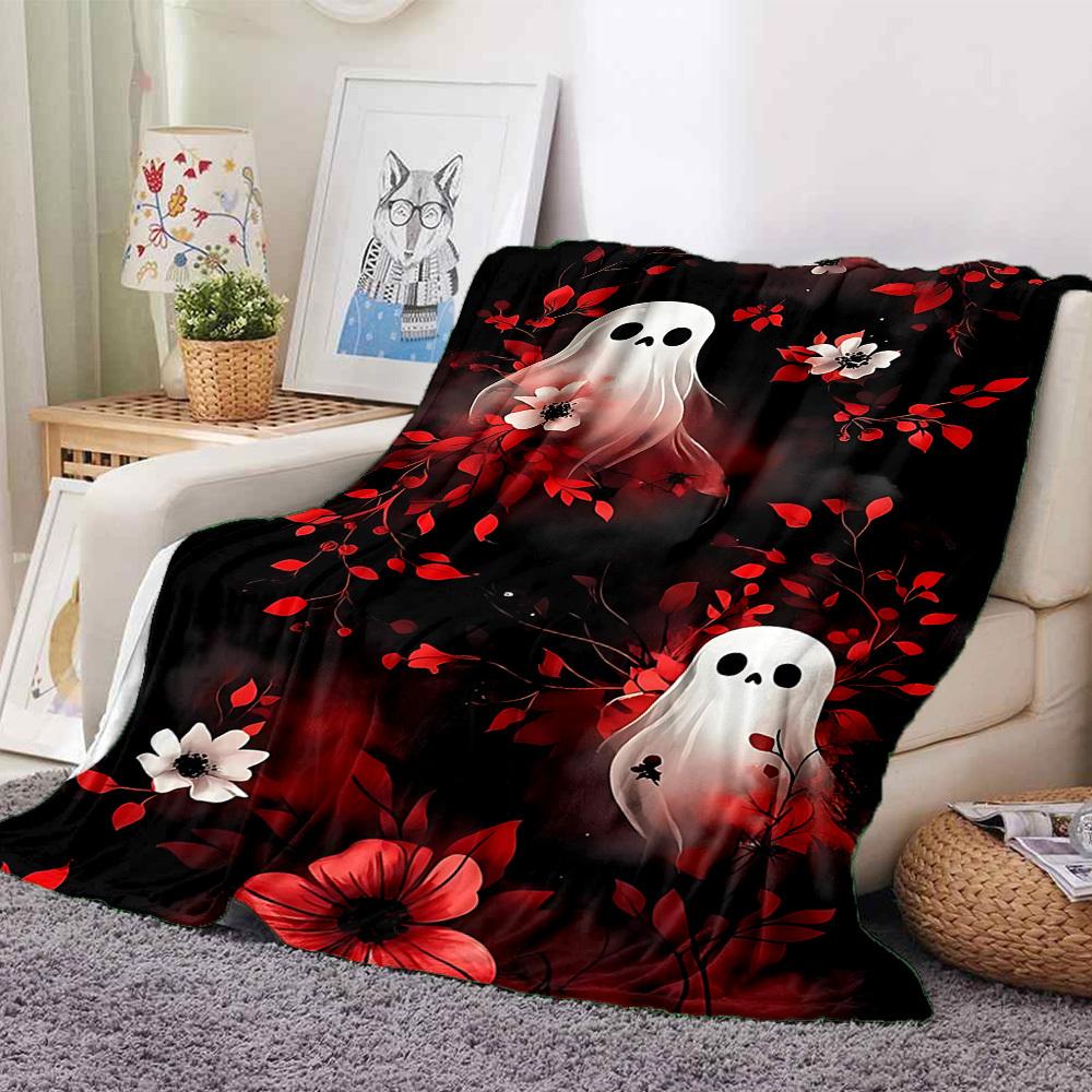 1pc Ghost Floral Blanket, Lightweight Flannel Throw Blanket for Sofa, Bed, Travel, Camping, Living Room, Office, Couch080 130cmx150cm
1pc Ghost Floral Blanket, Lightweight Flannel Throw Blanket for Sofa, Bed, Travel, Camping, Living Room, Office, Couch080 130cmx150cm