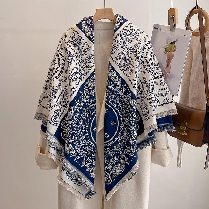 Winter Cashmere Scarf For Women - Tasseled Grid Printed Shawl Warm Pashmina Wrap & Foulard Poncho
Winter Cashmere Scarf For Women - Tasseled Grid Printed Shawl Warm Pashmina Wrap & Foulard Poncho