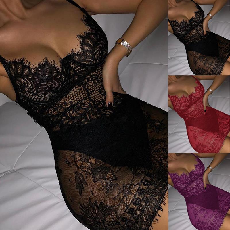 Новые женщины Сексуальная Плюс Размер V Шея Bodycon Платье Кружева Без рукавов Мини Ночное платье Дамы белье Babydoll Nighty Главная Одежда
Новые женщины Сексуальная Плюс Размер V Шея Bodycon Платье Кружева Без рукавов Мини Ночное платье Дамы белье Babydoll Nighty Главная Одежда
