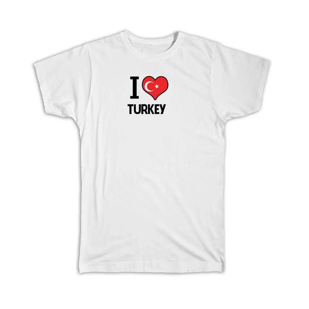 Gift T-Shirt : I Love Turkey Flag Heart Country Crest Turkish Expat XL
Gift T-Shirt : I Love Turkey Flag Heart Country Crest Turkish Expat XL